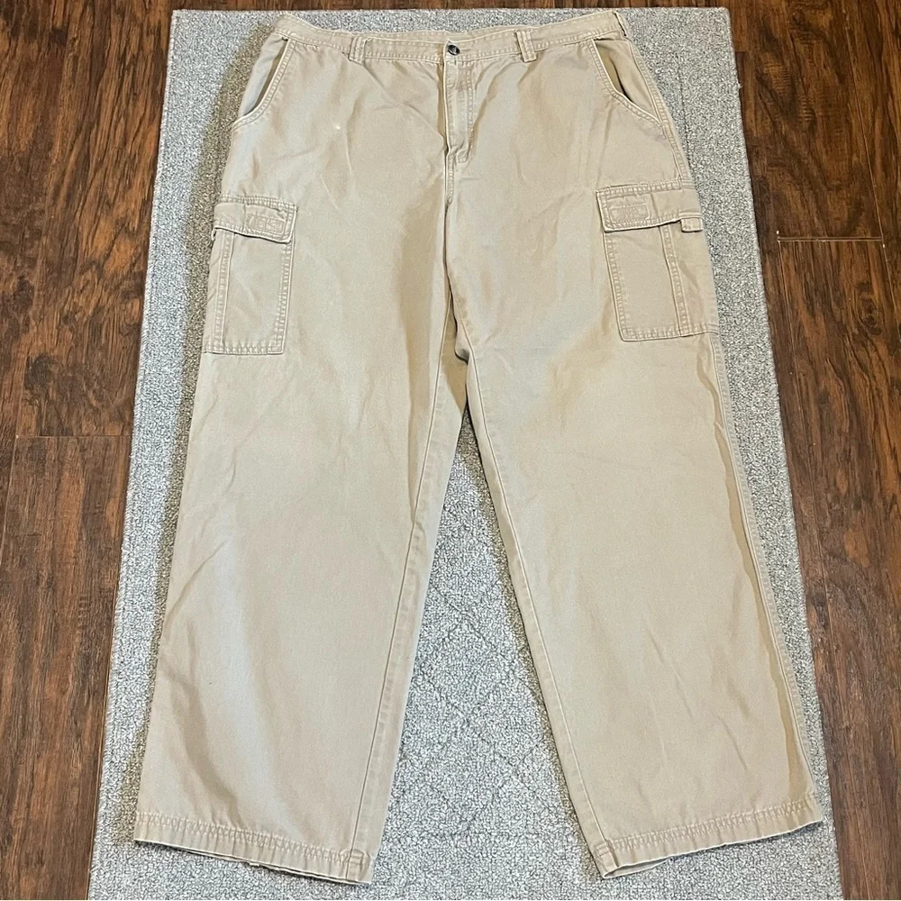 The North Face Cargo Pants Mens 38 Tan Canvas Outdoor Grunge Skater Pockets
